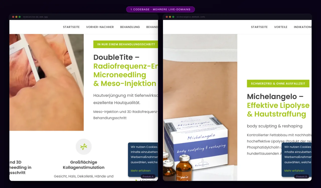 DoubleTite Produkt-Landingpage